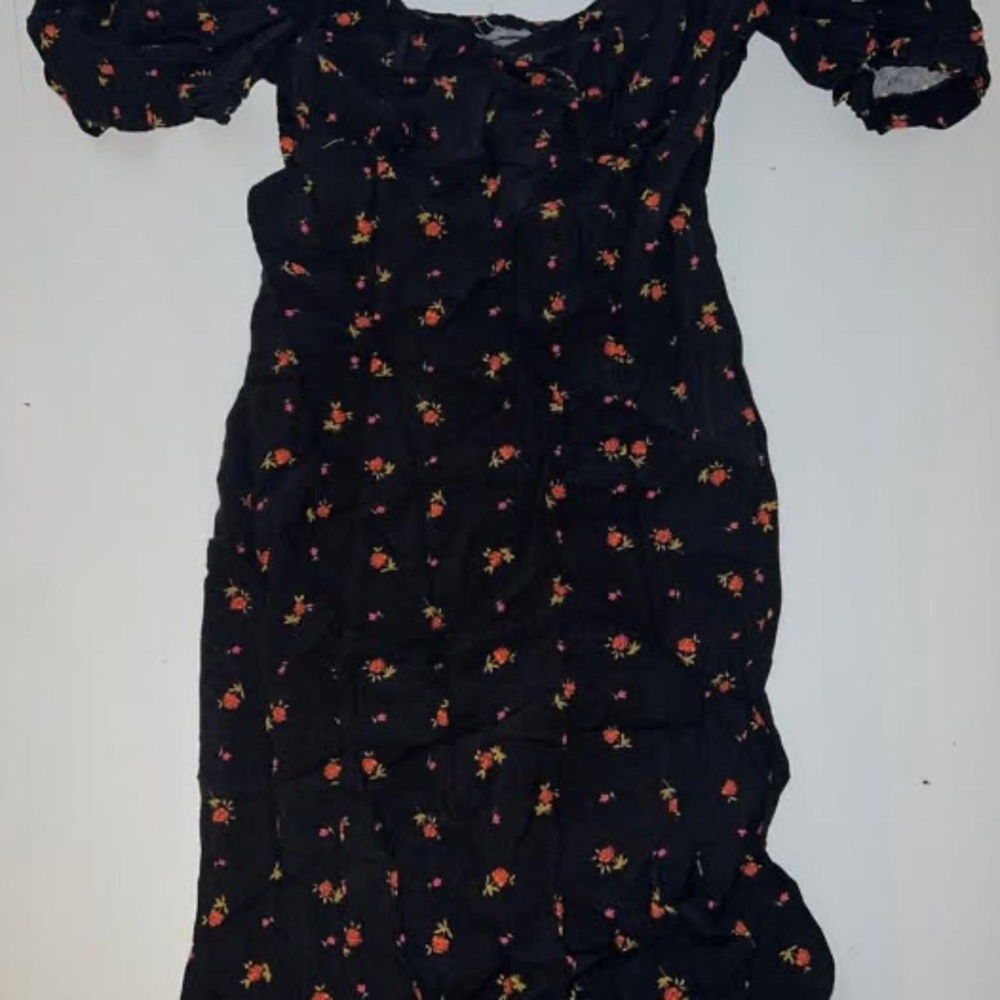 Urban Outfitters Black Flower Dress